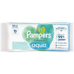 Pampers Harmonie Aqua Baby Wipes  - 1 x 10