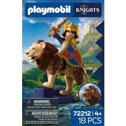 PLAYMOBIL 72212 - Löwe mit goldenem Ritter - 1 Stk
