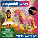 PLAYMOBIL 72218 - Sammeleinhorn Morgentau mit Fee