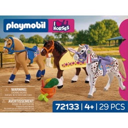 PLAYMOBIL 72133 - Drei Sammelpferde - 1 Stk