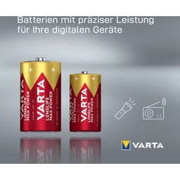 VARTA LONGLIFE Max Power D Blister 2 - 1 Pkg