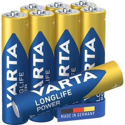 VARTA LONGLIFE Power AAA Doppelblister 8 - 1 Pkg