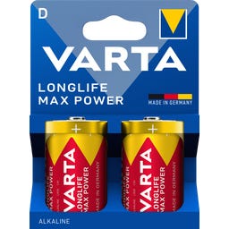 VARTA LONGLIFE Max Power D Blister 2 - 1 Pkg