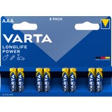 VARTA LONGLIFE Power AAA Doppelblister 8