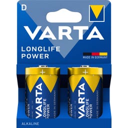 VARTA LONGLIFE Power D Blister 2 - 1 Pkg