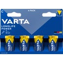 VARTA LONGLIFE Power C Blister 4 - 1 Pkg