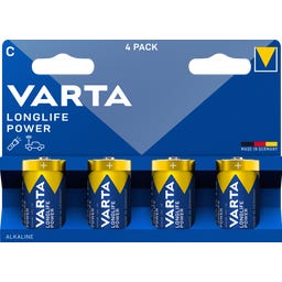 VARTA LONGLIFE Power C Blister 4 - 1 Pkg