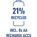 Eco Charger Multi Recycled 8x AA 56816 2100mAh - 1 pc
