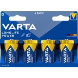 VARTA LONGLIFE Power D Blister 4