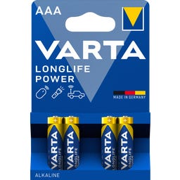 VARTA LONGLIFE Power AAA Blister 4 - 1 Pkg