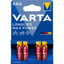 VARTA LONGLIFE Max Power AAA Blister 4 - 1 Pkg
