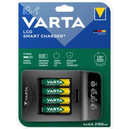 VARTA LCD Smart Charger+ 4x AA 56706 2100mAh - 1 Stk