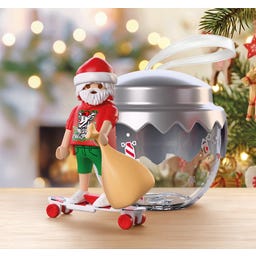 PLAYMOBIL 72221 - Pallina di Natale Longboarder - 1 pz.