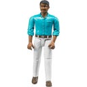 Bruder bworld - Uomo con Pantaloni Bianchi