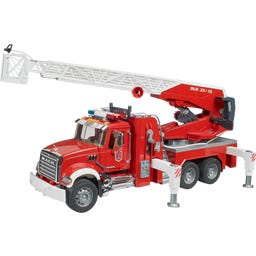 MACK Granite Feuerwehrleiterwagen mit Wasserpumpe und L+S Modul - 1 Stk