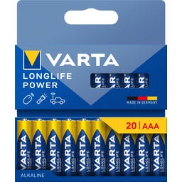 VARTA LONGLIFE Power AAA Pack 20