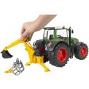 Bruder Heckbagger mit Greifer