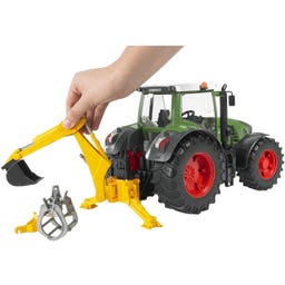 Bruder Heckbagger mit Greifer