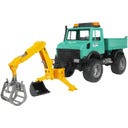 Bruder Heckbagger mit Greifer