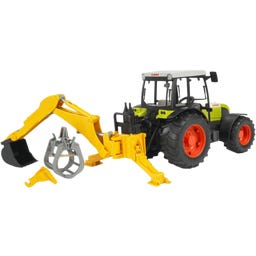 Bruder Heckbagger mit Greifer