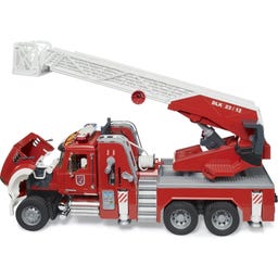 MACK Granite Feuerwehrleiterwagen mit Wasserpumpe und L+S Modul