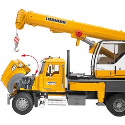 Bruder MACK Granite Liebherr Kran-LKW