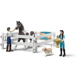 Schleich 42799 - Horse Club - Kim's Voltigier Set
