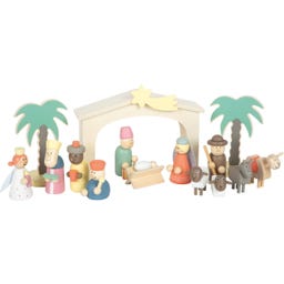Small Foot Spielset Holzkrippe Weihnachtsgeschichte - 1 Stk