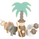 Small Foot Spielset Holzkrippe Weihnachtsgeschichte