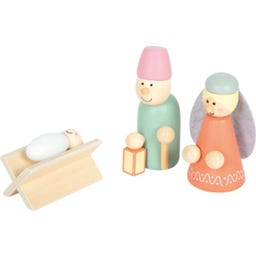 Small Foot Spielset Holzkrippe Weihnachtsgeschichte