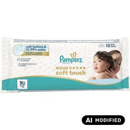 Pampers Aqua Soft Touch - Toallitas - 1 x 10