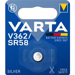 SILVER Batteria a Bottone V362/SR58 - 1 Pezzo - 1 pz.