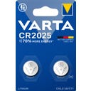 VARTA CR2025 LITHIUM lítium gombelem - 2 db - 1 db