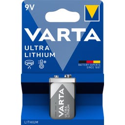 VARTA Ultra Lithium Batteria da 9 V - 1 Pezzo - 1 pz.