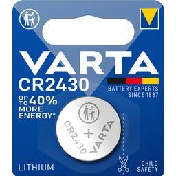 CR2430 LITHIUM Batteria a Bottone - 1 Pezzo - 1 pz.