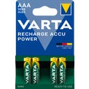 VARTA RECHARGE ACCU Power AAA 1000 mAh - 4 St - 1 st.