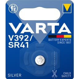 SILVER Batteria a Bottone V392/SR41 - 1 Pezzo - 1 pz.
