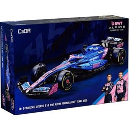 BWT Alpine Formula One™ Team A525 1:8 blau Bricks - 1 Stk