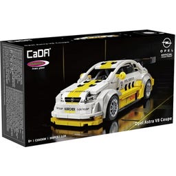 CaDA Opel Astra V8 Coupe 1:24 weiß Bricks - 1 Stk