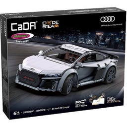 CaDA Audi R8 Coupé 1:14 grau 2,4GHz Bricks - 1 Stk