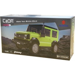 CaDA Suzuki Jimny 1:24 grün Bricks - 1 Stk