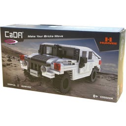 CaDA Humvee 1:24 weiß Bricks - 1 Stk