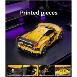 CaDA Renault Sport RS.01 1:24 gelb Bricks - 1 Stk