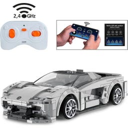 CaDA Lotus Evija 1:18 grau 2,4GHz Bricks - 1 Stk