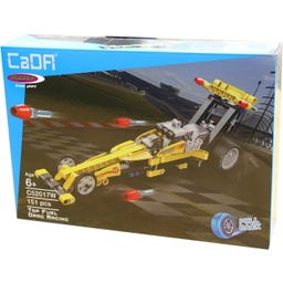 CaDA Drag Racing gelb 1:29 Bricks - 1 Stk