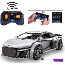 CaDA Audi R8 Coupé 1:14 grau 2,4GHz Bricks - 1 Stk