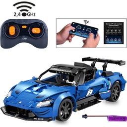 CaDA Maserati GT2 1:14 blau 2,4GHz Bricks - 1 Stk