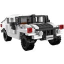 CaDA Humvee 1:24 weiß Bricks