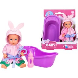 New Born Baby Bathfun Baby mit Badewanne, 12 cm - 1 Set