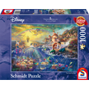 Puzzle - Disneyjeva mala morska deklica Ariel - Thomas Kinkade, 1000 delov - 1 k.
